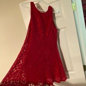 NWT red sparkley dress